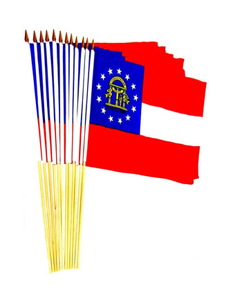 Georgia 12"x18" Stick Flag