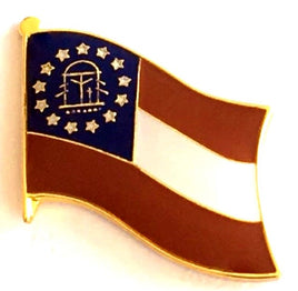 Georgia State Flag Lapel Pin - Single