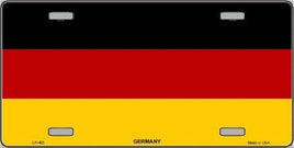 Germany Flag License Plate