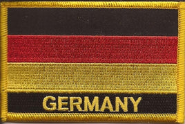 Germany Flag Patch - Wth Name