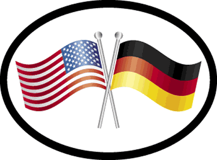 Germany Oval Friendship Decal