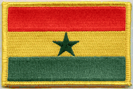 Ghana Flag Patch