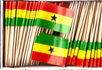 Ghana Toothpick Flags