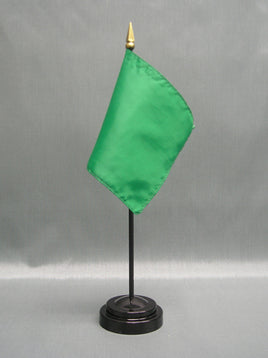 Green Start the Race Miniature Flag