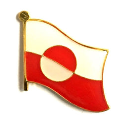 Greenland Flag Lapel Pins - Single