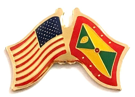 Grenada Friendship Flag Lapel Pins