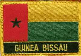 Guinea - Bissau Flag Patch - Wth Name
