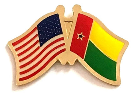 Guinea-Bissau Friendship Flag Lapel Pins