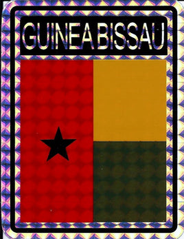 Guinea - Bissau Reflective Decal