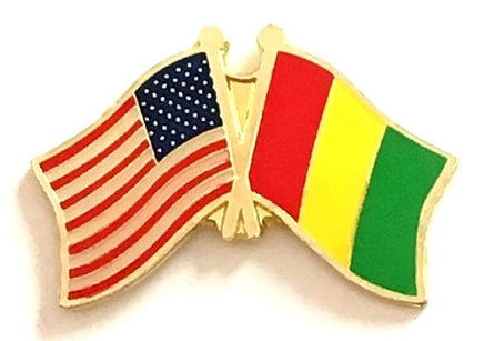 Guinea Friendship Flag Lapel Pins