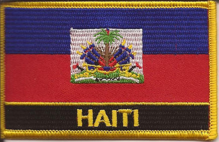 Haiti Flag Patch - Wth Name