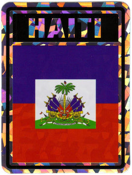 Haiti Reflective Decal