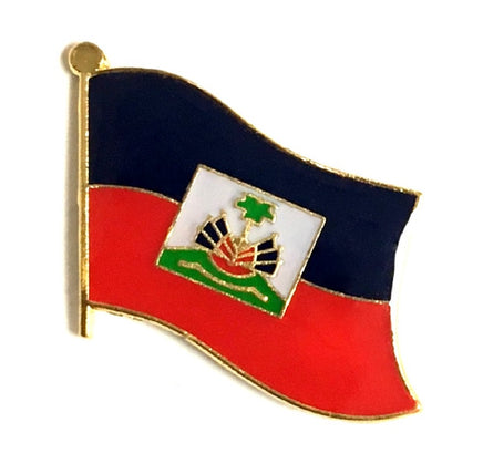 Haitian Flag Lapel Pins - Single