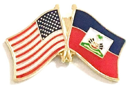 Haitian Friendship Flag Lapel Pins