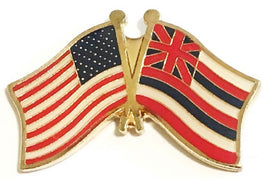 Hawaii State Flag Lapel Pin - Double