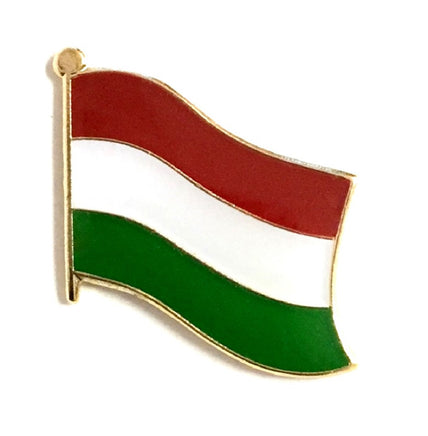 Hungary Flag Lapel Pins - Single
