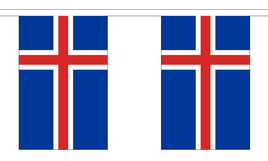 Iceland String Flag Bunting