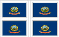 Idaho State Flag Stickers - 50 per sheet