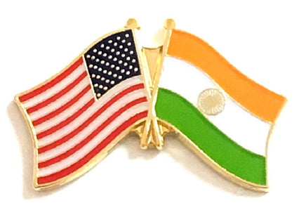 India Friendship Flag Lapel Pins