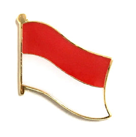 Indonesian Flag Lapel Pins - Single