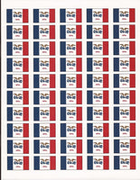 Iowa State Flag Stickers - 50 per sheet