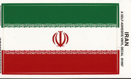Iran Vinyl Flag Decal
