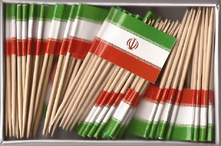 Iranian Flag Toothpicks
