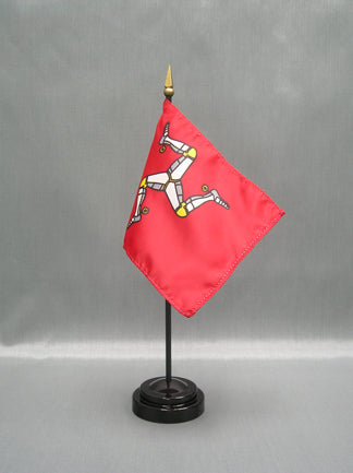 Isle of Man Deluxe Miniature Flag