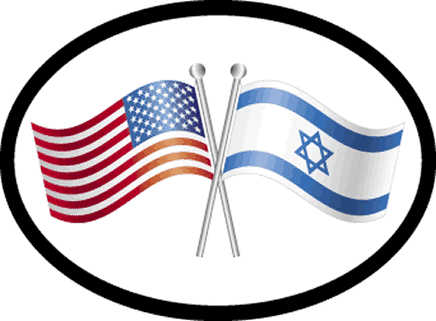Israel Oval Friendship Decal