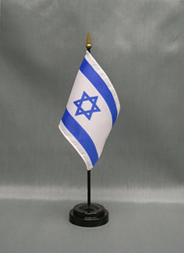 Israeli Deluxe Miniature Flag