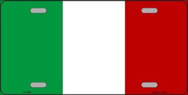 Italian Flag License Plate