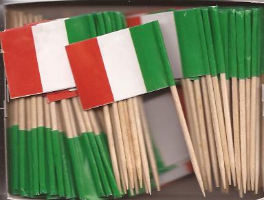 Italy Toothpick Flags