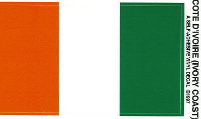 Ivory Coast (Cote d'Ivoire) Vinyl Flag Decal