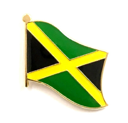 Jamaican Flag Lapel Pins - Single