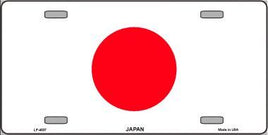 Japan Flag License Plate