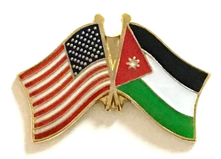 Jordan Friendship Flag Lapel Pins