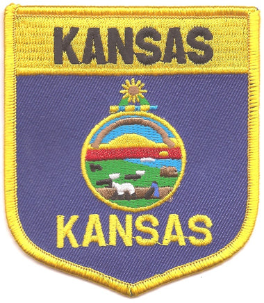 Kansas State Flag Patch - Shield
