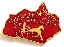 Kentucky State Lapel Pin - Map Shape