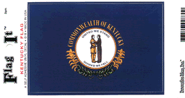 Kentucky State Vinyl Flag Decal