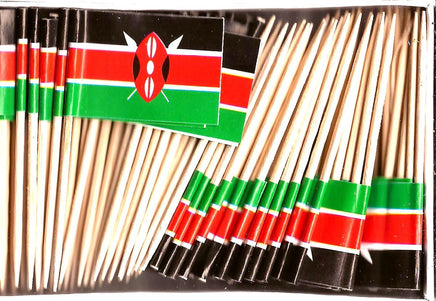 Kenya Toothpick Flags