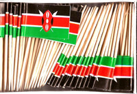 Kenya Toothpick Flags