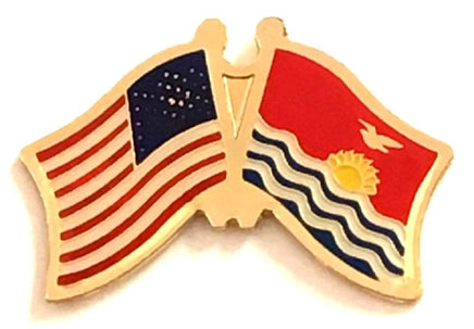 Kiribati Friendship Flag Lapel Pins
