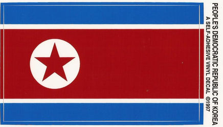 Korea, North Vinyl Flag Decal