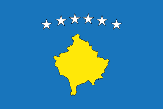 Kosovo Polyester Flag