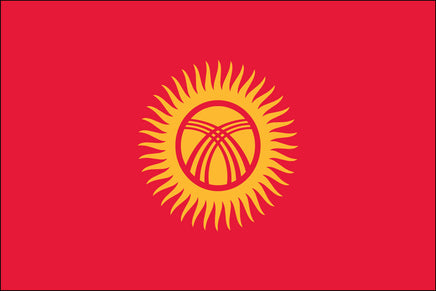 Kyrgyzstan 3'x5' Nylon Flag