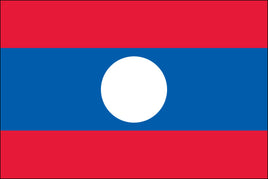 Laos 3'x5' Nylon Flag