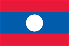 Laos 3'x5' Nylon Flag