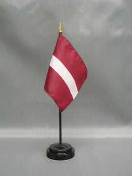 Latvian Deluxe Miniature Flag