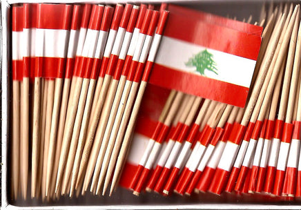 Lebanon Flag Toothpicks