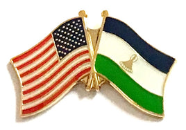 Lesotho Friendship Flag Lapel Pins